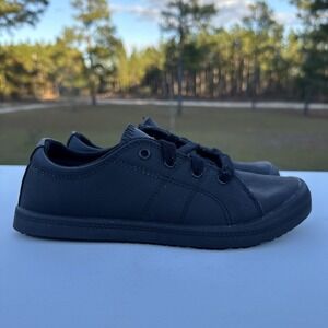 TredSafe Slip-resistant Shoes Womens 5 Black Lace up Chuck Low‎ Top Workwear